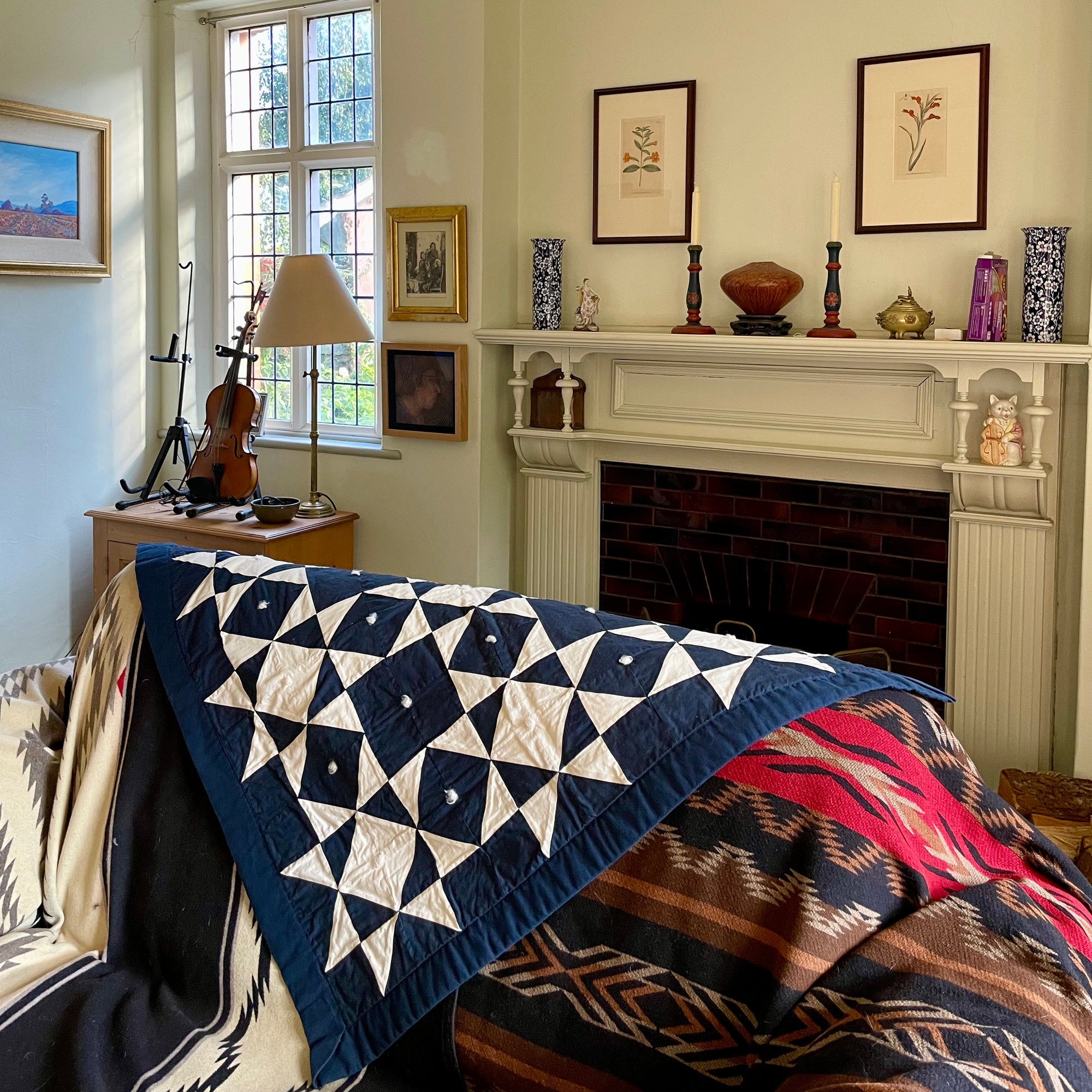 Midnight Patchwork Quilt