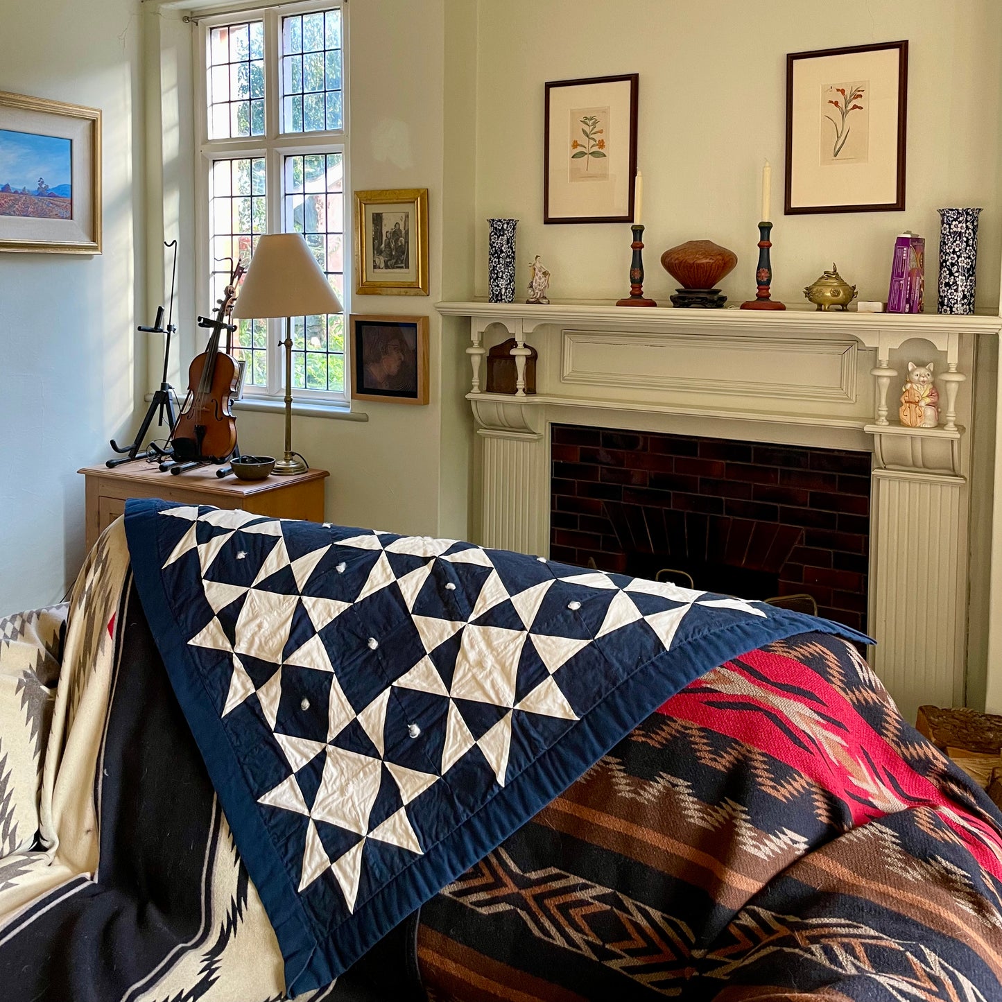 Midnight Patchwork Quilt