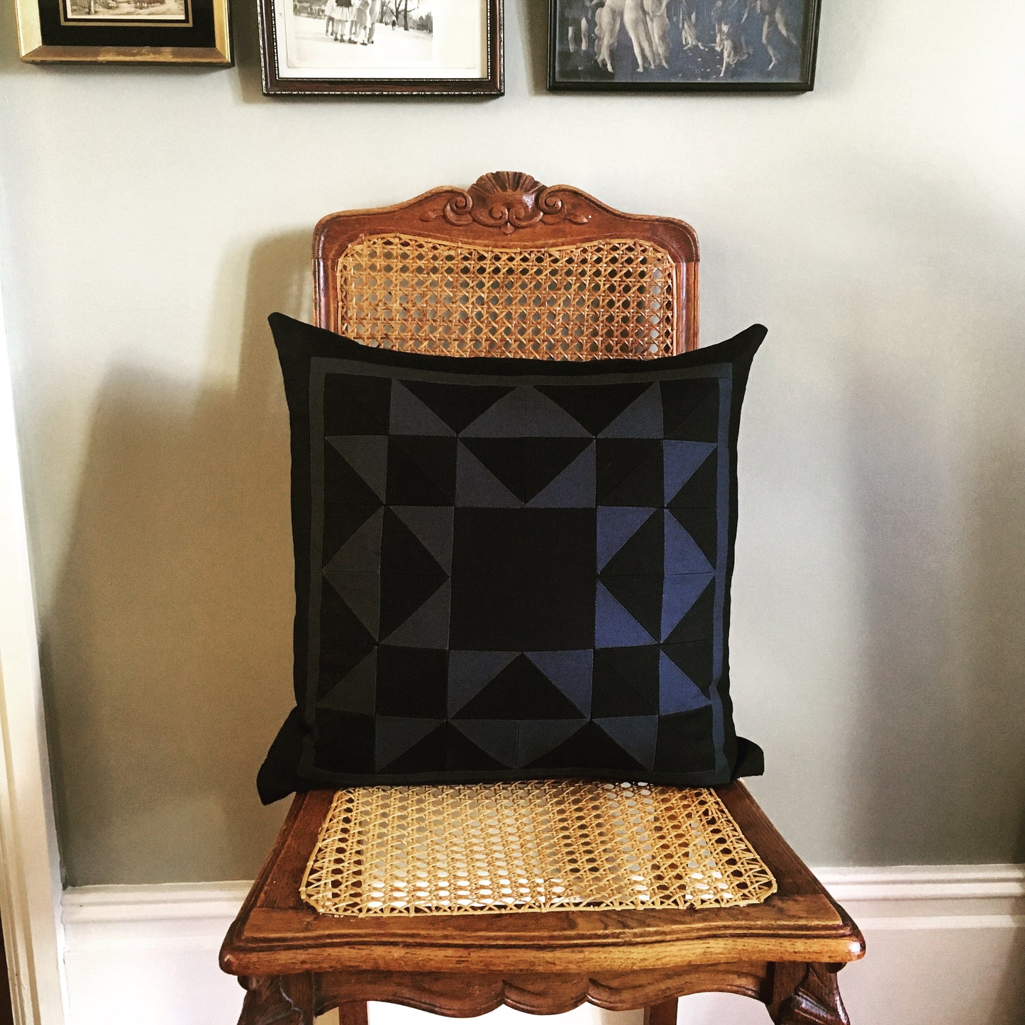 Moonlight Patchwork Cushion