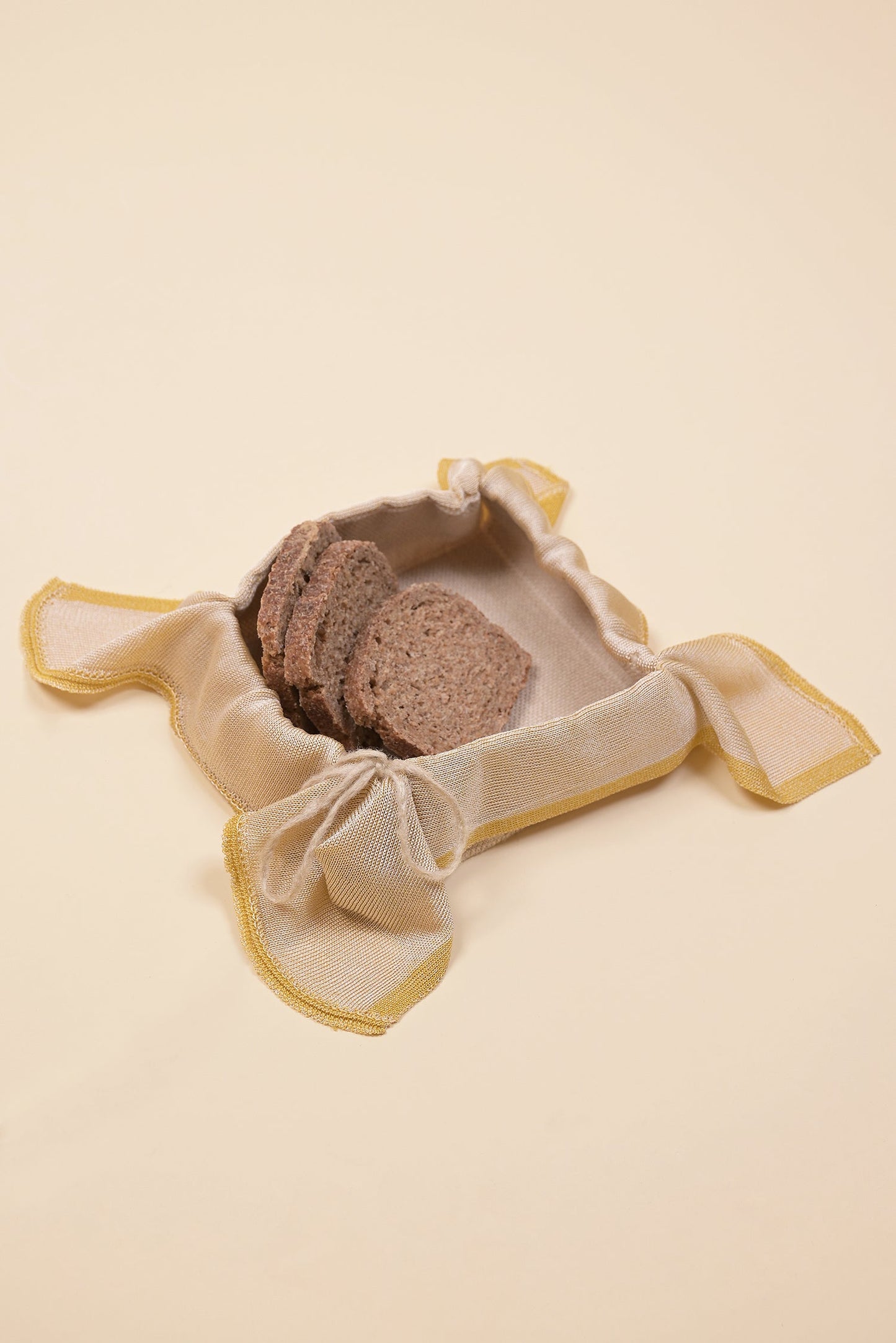 Knitted Bread Basket-