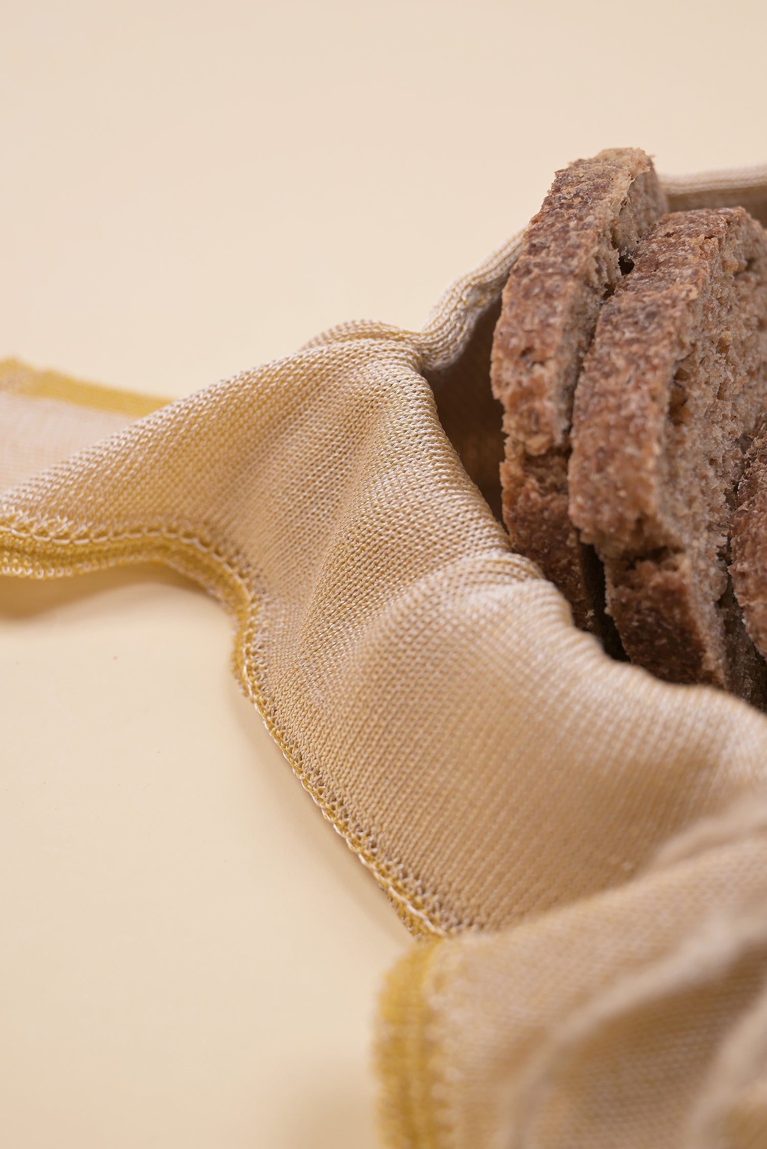 Knitted Bread Basket-