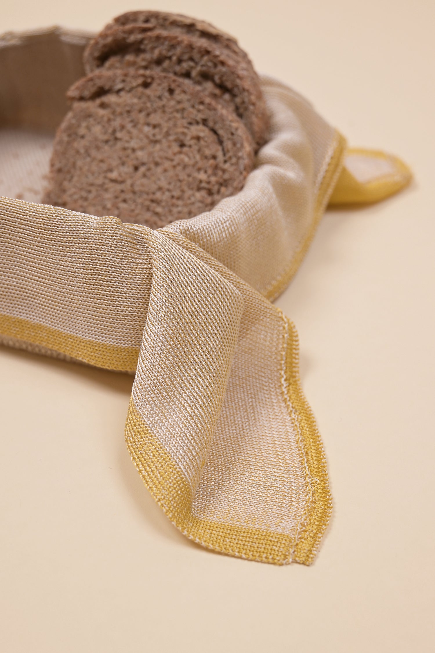 Knitted Bread Basket-