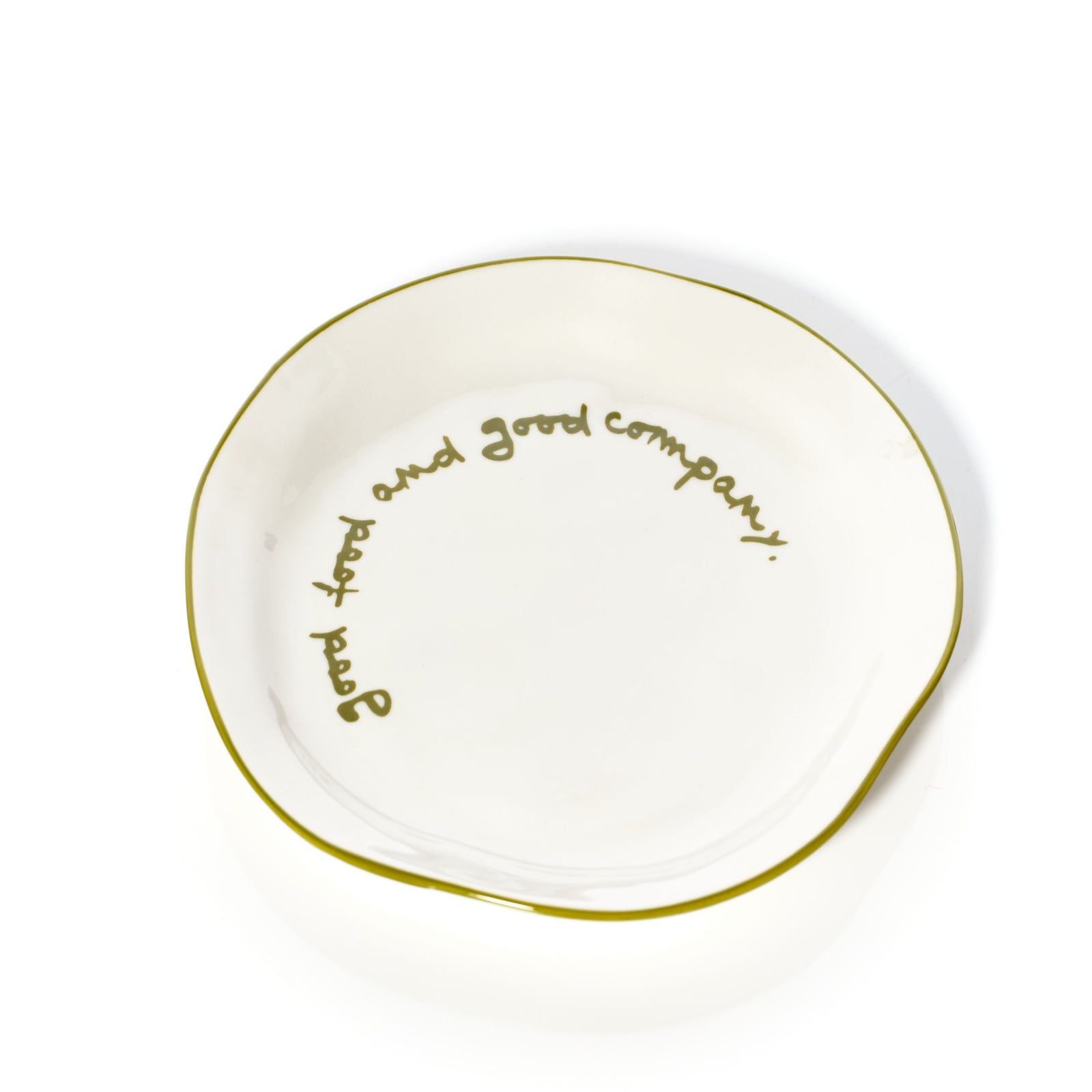 Statement Plate | 'Good Food And Good Company'
