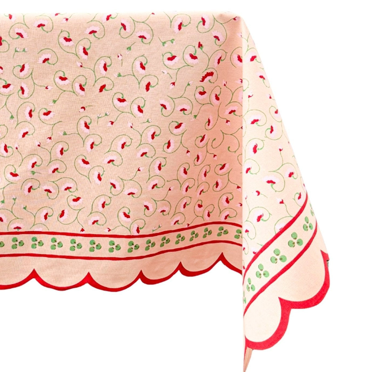 La Leccia Light Pink Outdoor Tablecloth