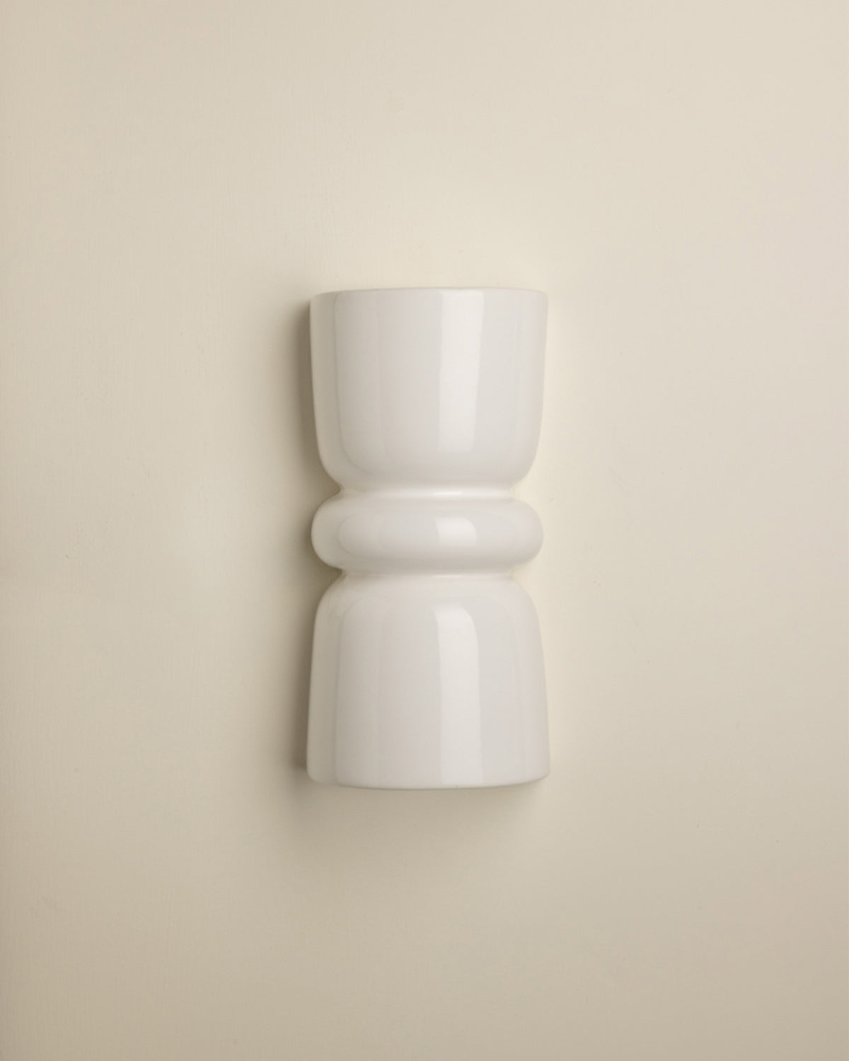 Redonda Up & Down Ceramic Wall Light, White