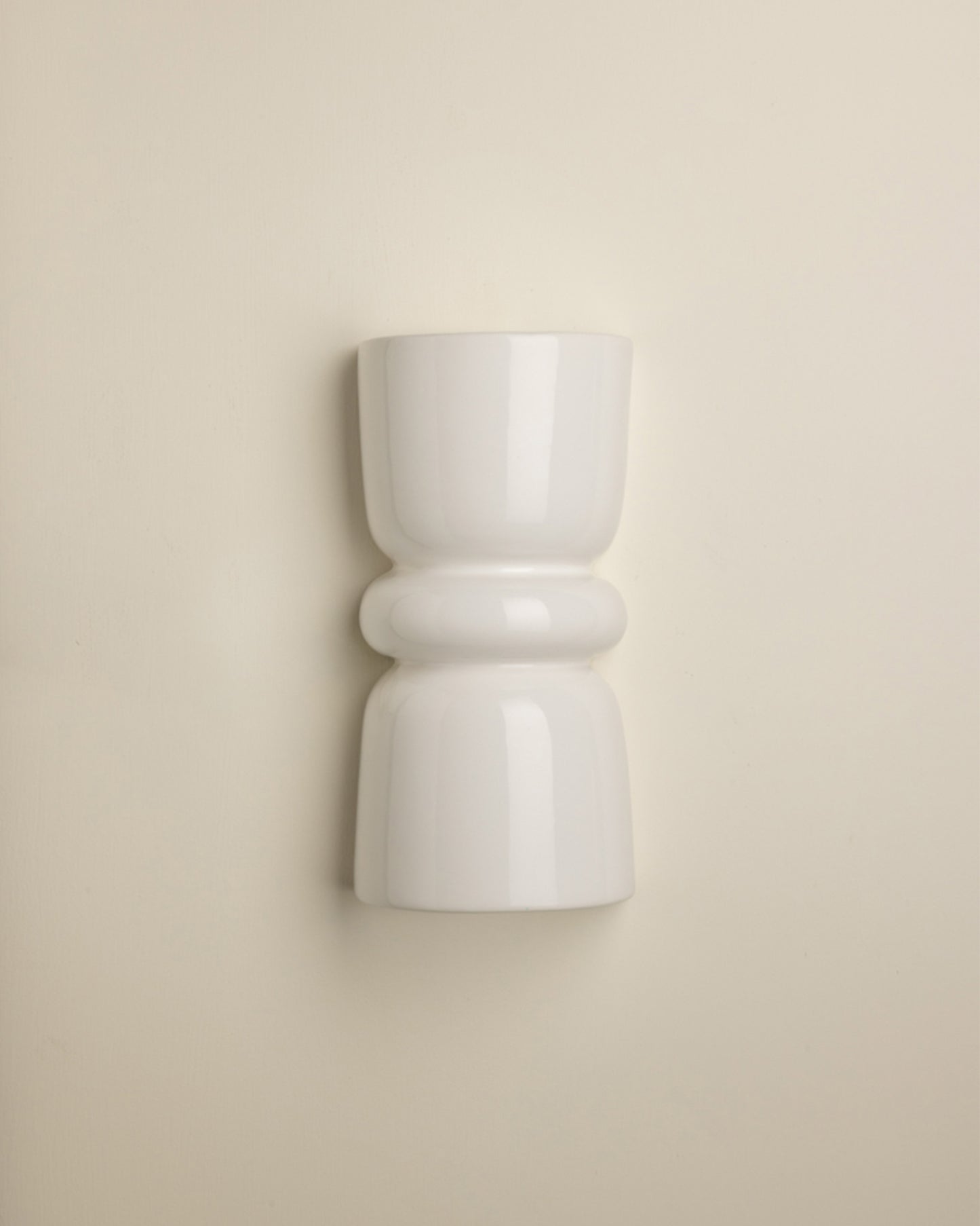 Redonda Up & Down Ceramic Wall Light, White