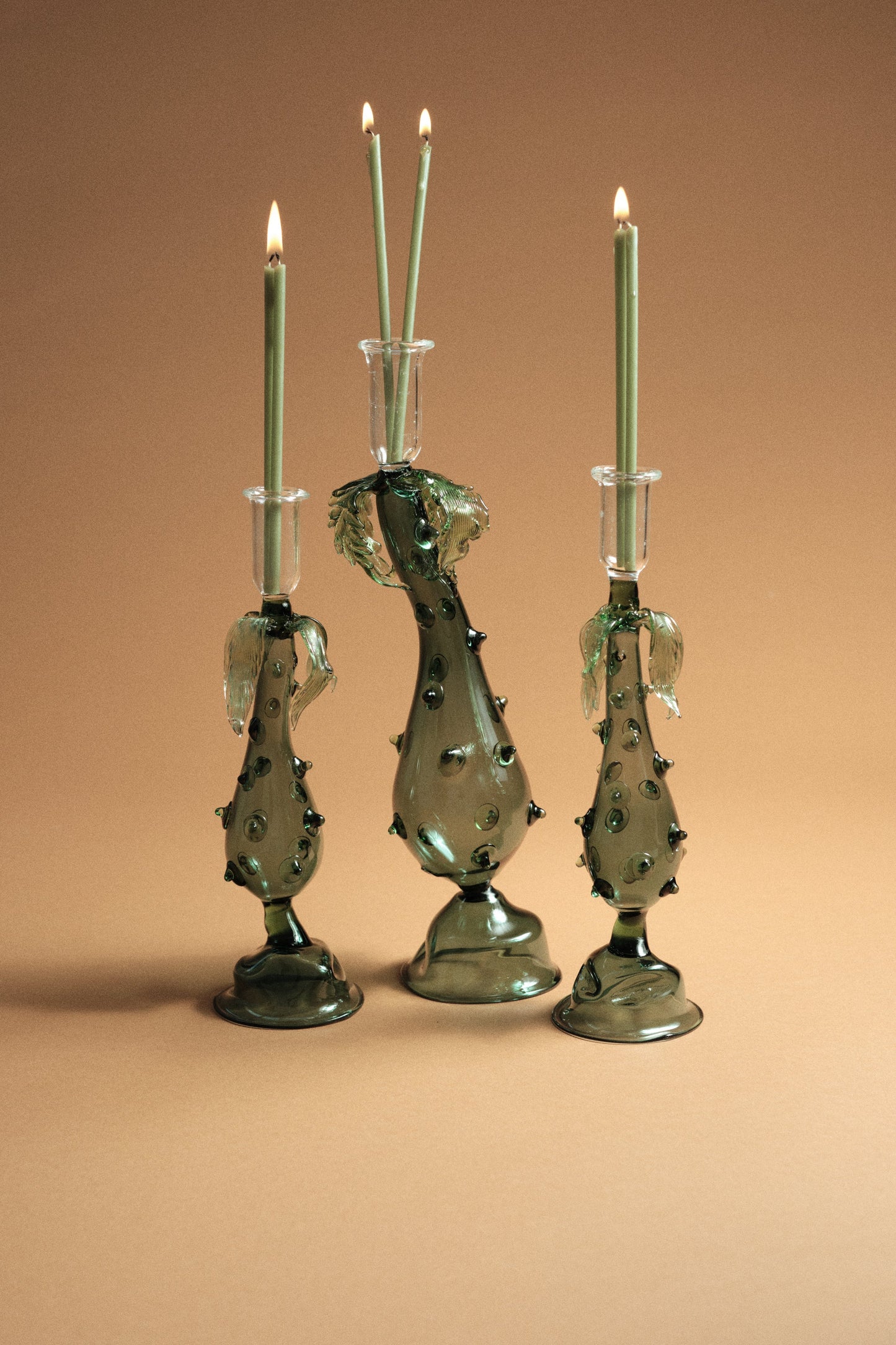 Palm Candle Holder
