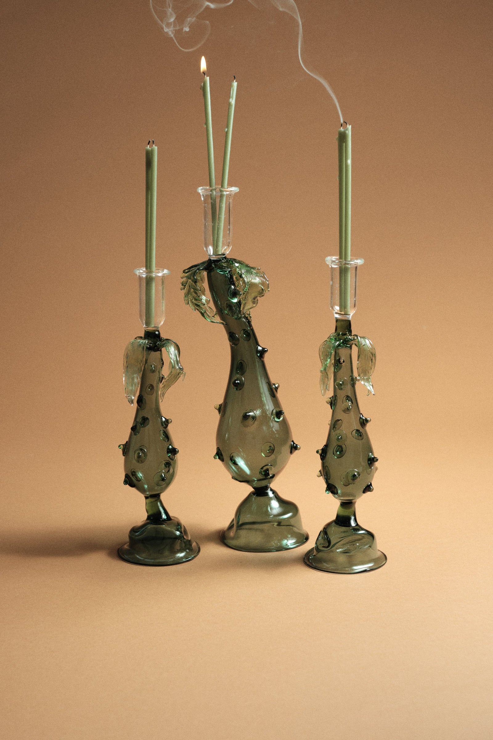Palm Candle Holder