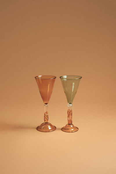 Agape Glass, Orange