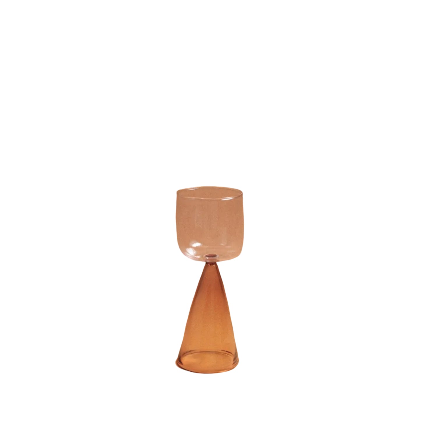 Bical Glass, Pink & Orange