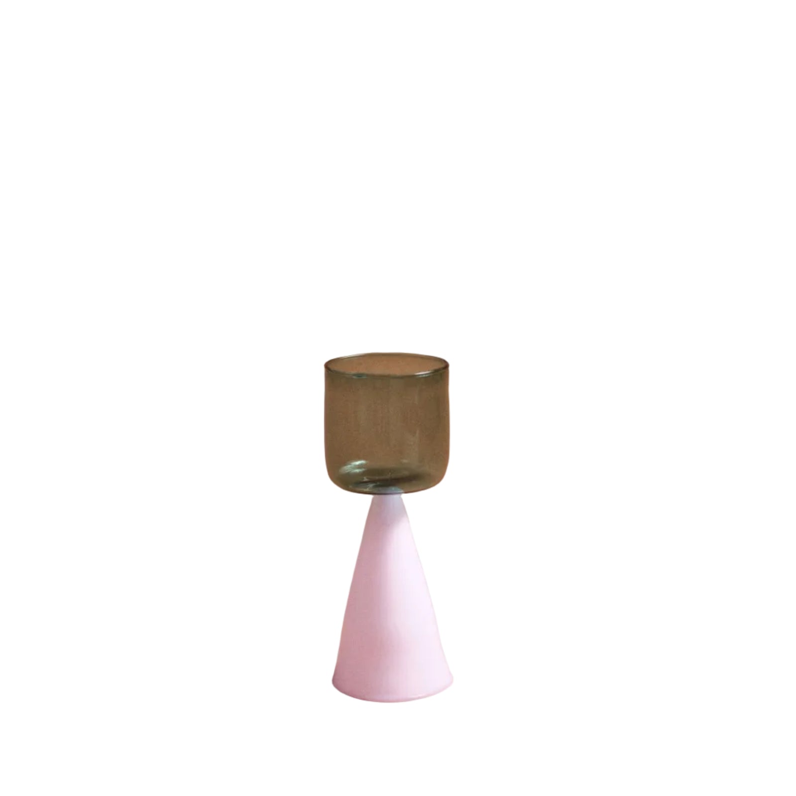 Bical Glass, Teal Blue & Dusty Pink