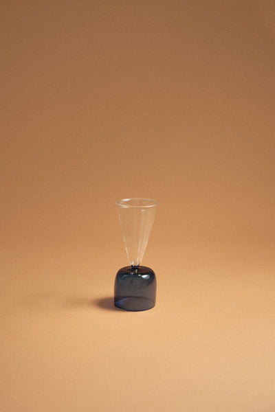 Bical Glass, Navy & Clear