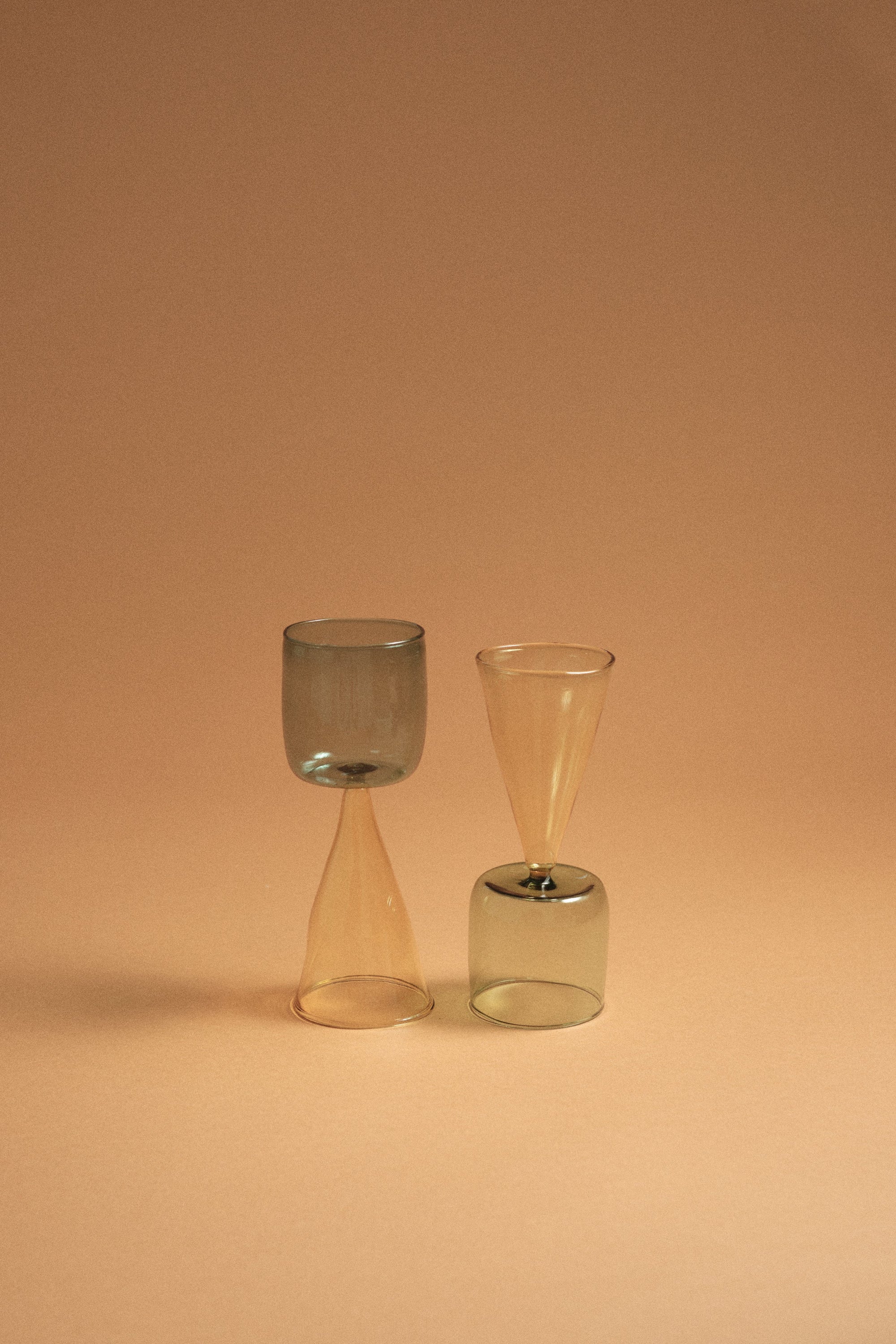 Bical Glass, Blue & Yellow