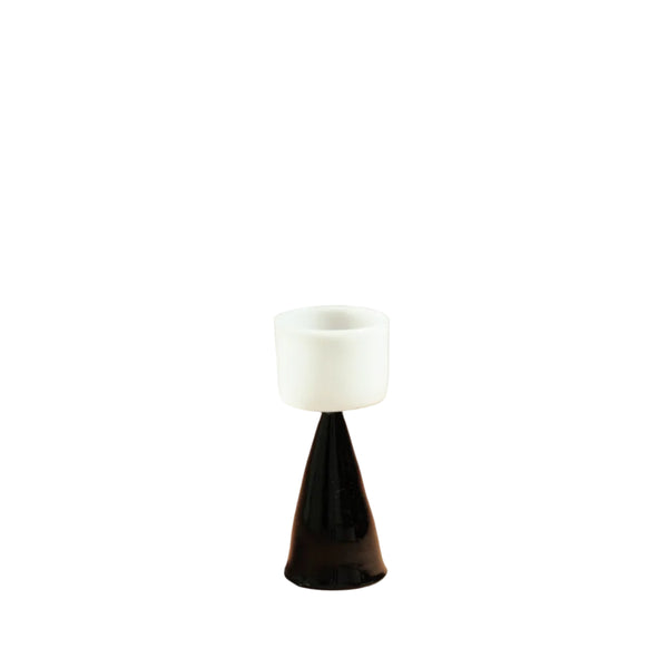 Bical Glass, White & Black