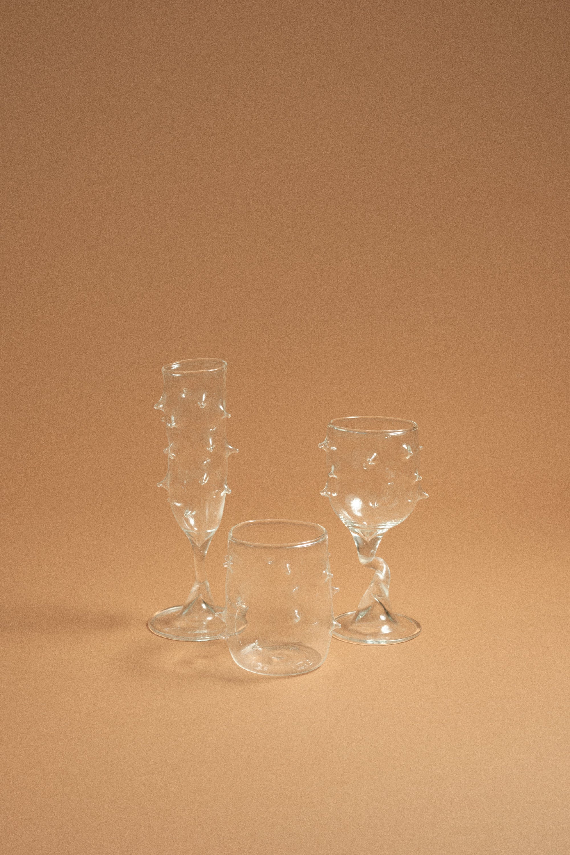 Pufferfish Glass, Clear