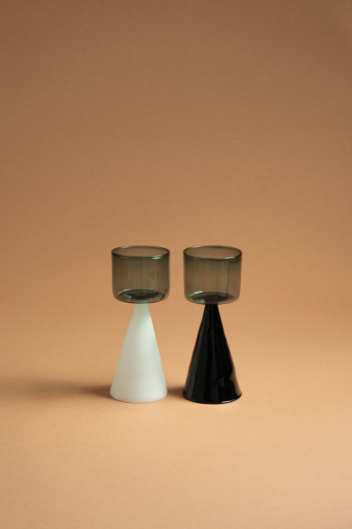 Bical Glass, Blue & Black