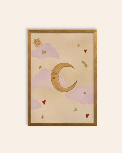 La Lune Art Print