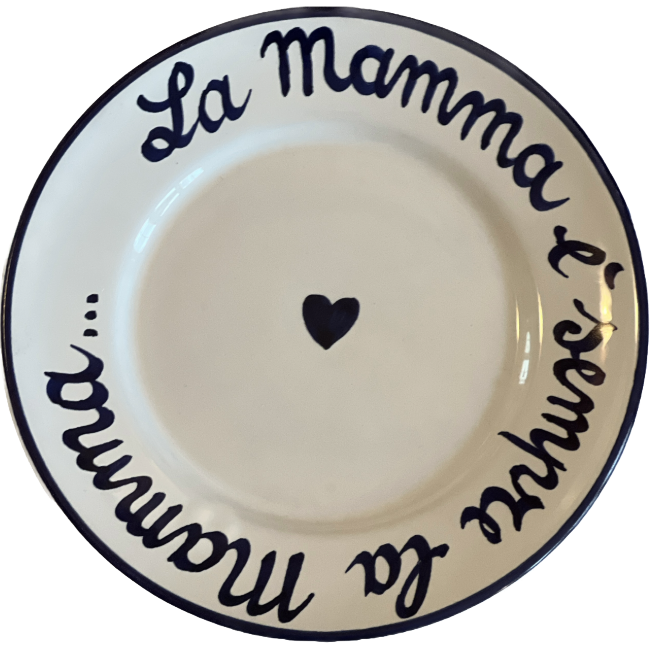 La Famiglia Plate 16cm La Mamma