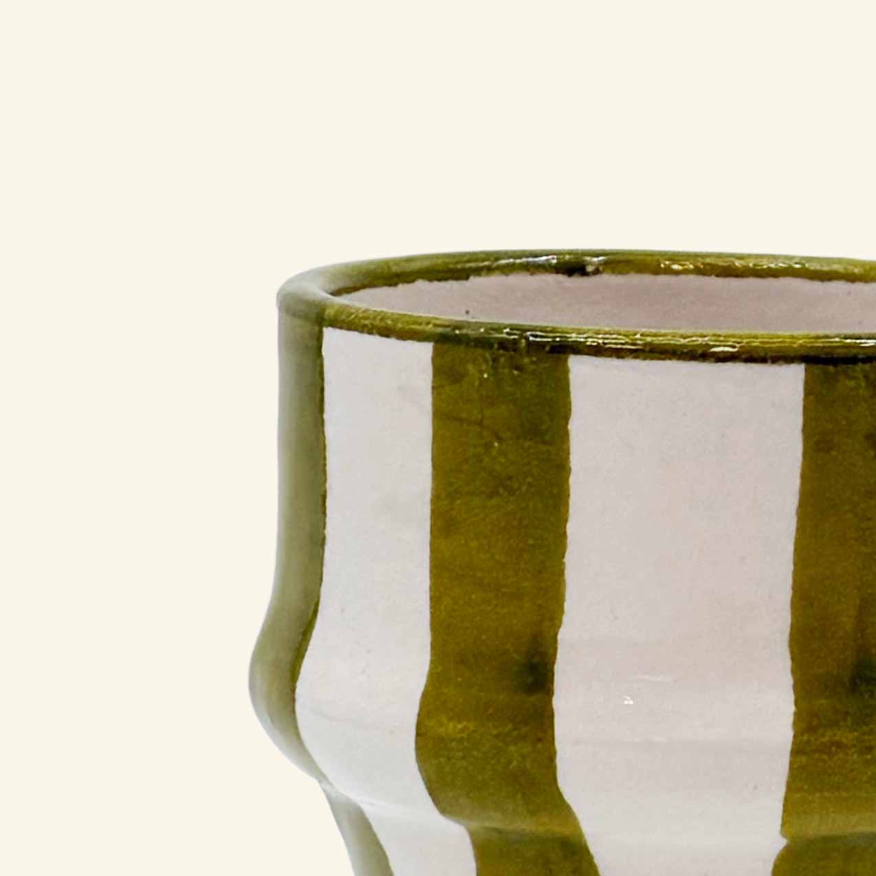 Ceramic Stripe Cup