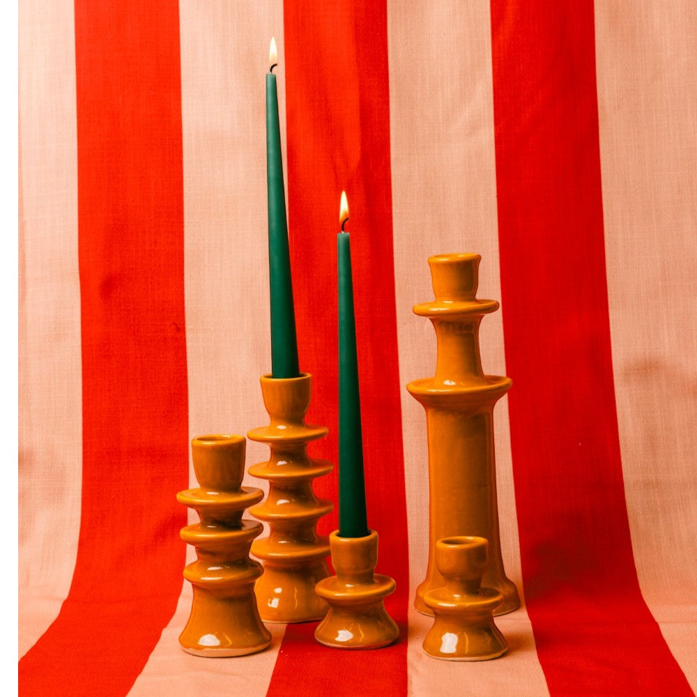 Large Ceramic Candlestick
