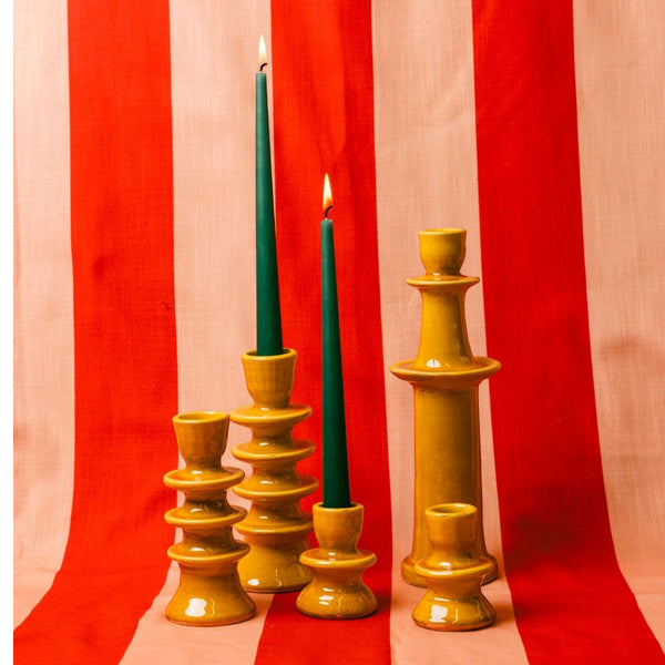 Large Ceramic Candlestick