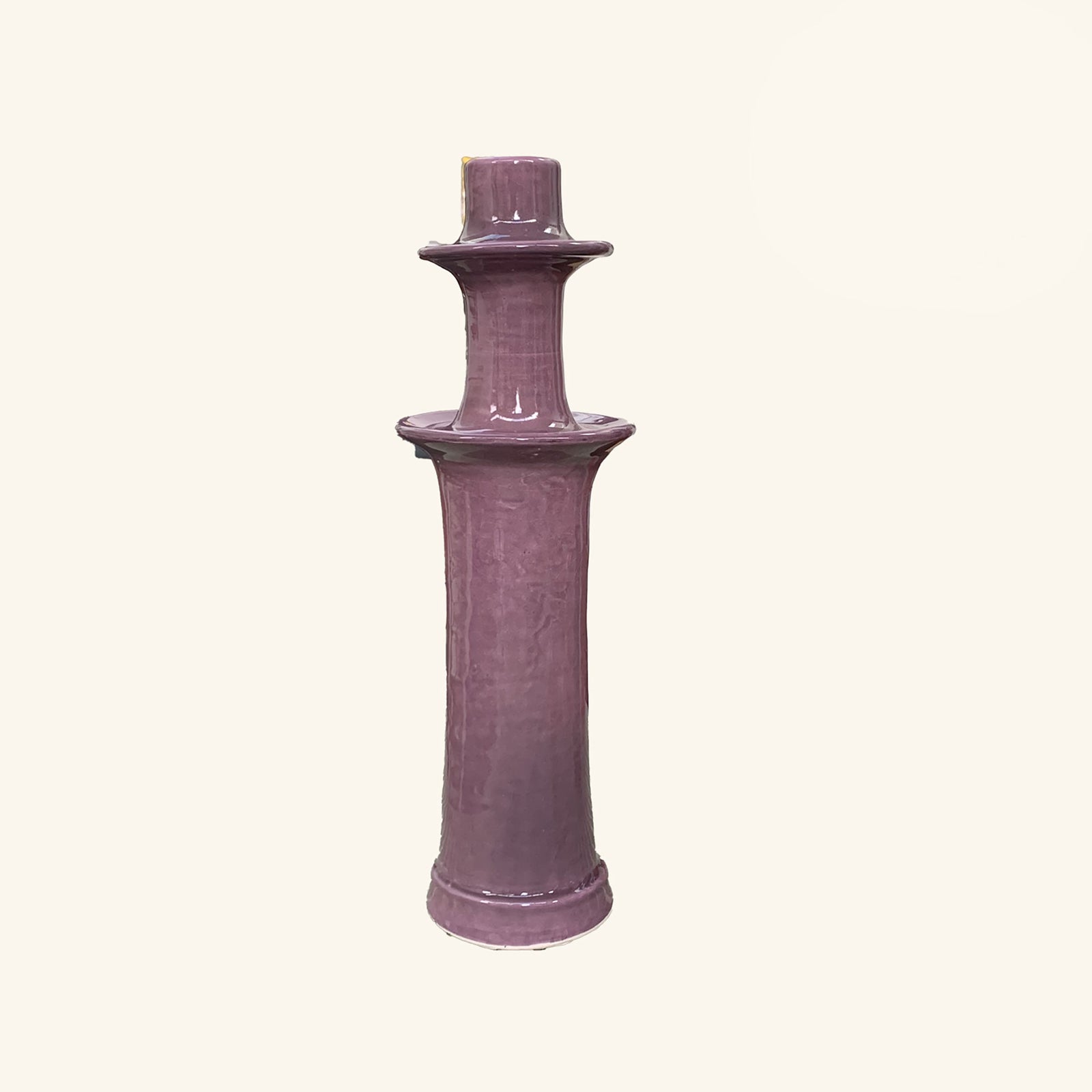 Tall Ceramic Candlestick