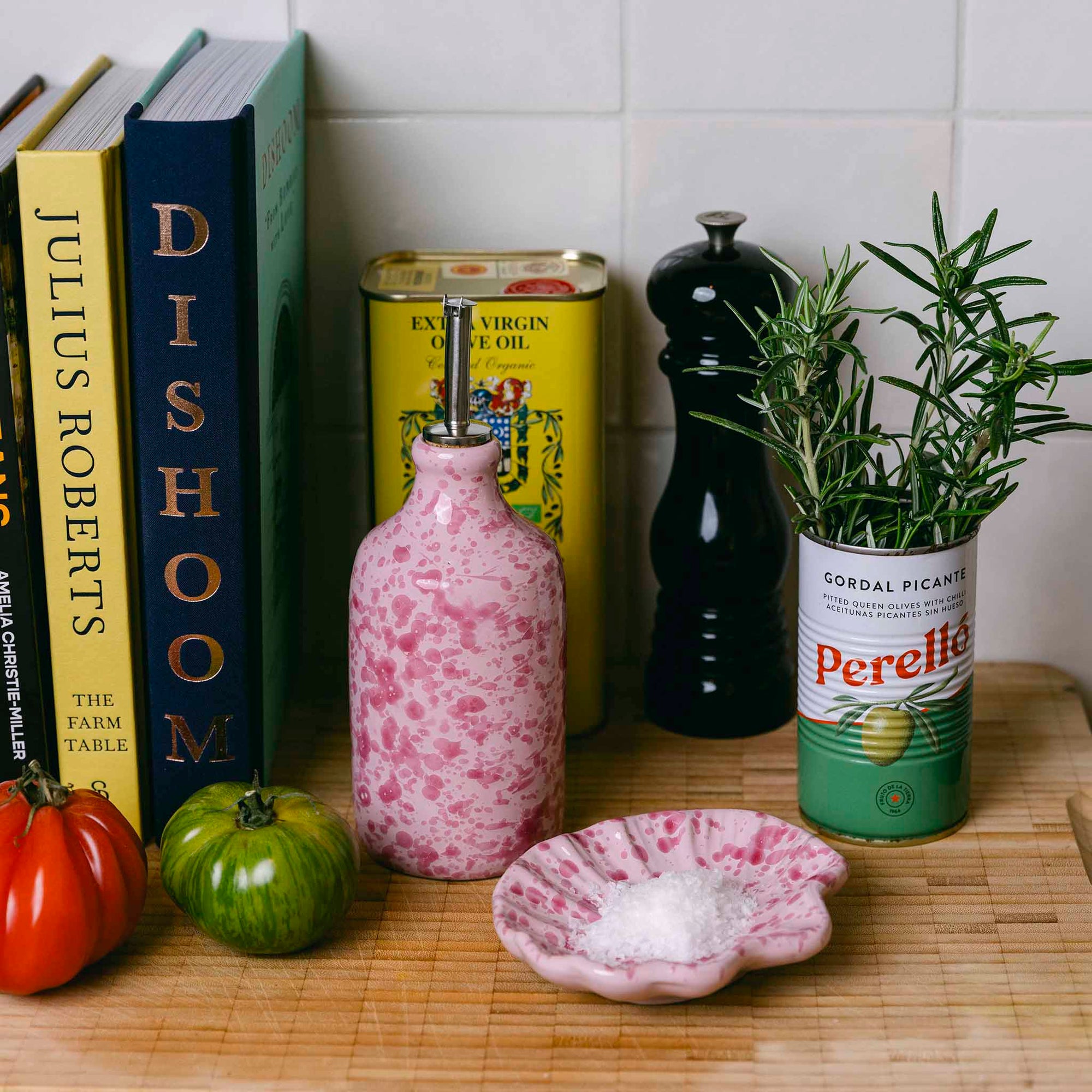 Splatterware Oil Bottle