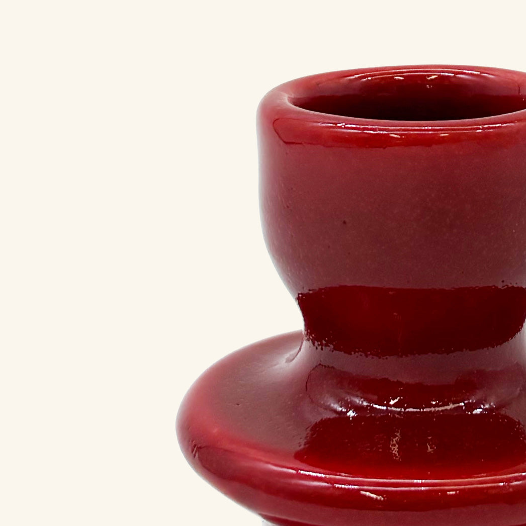 Tall Ceramic Candlestick