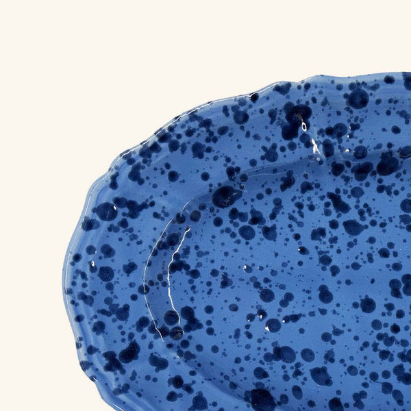 Splatterware Oval Platter