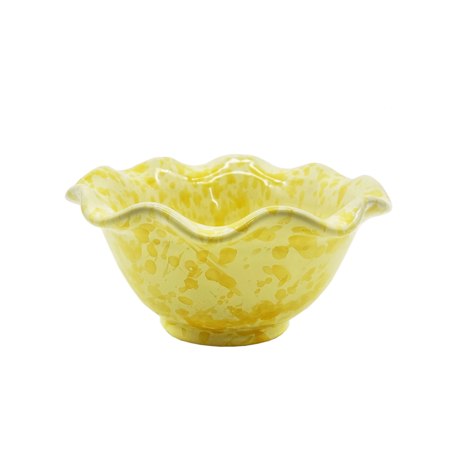 Small Wavy Splatterware Bowl