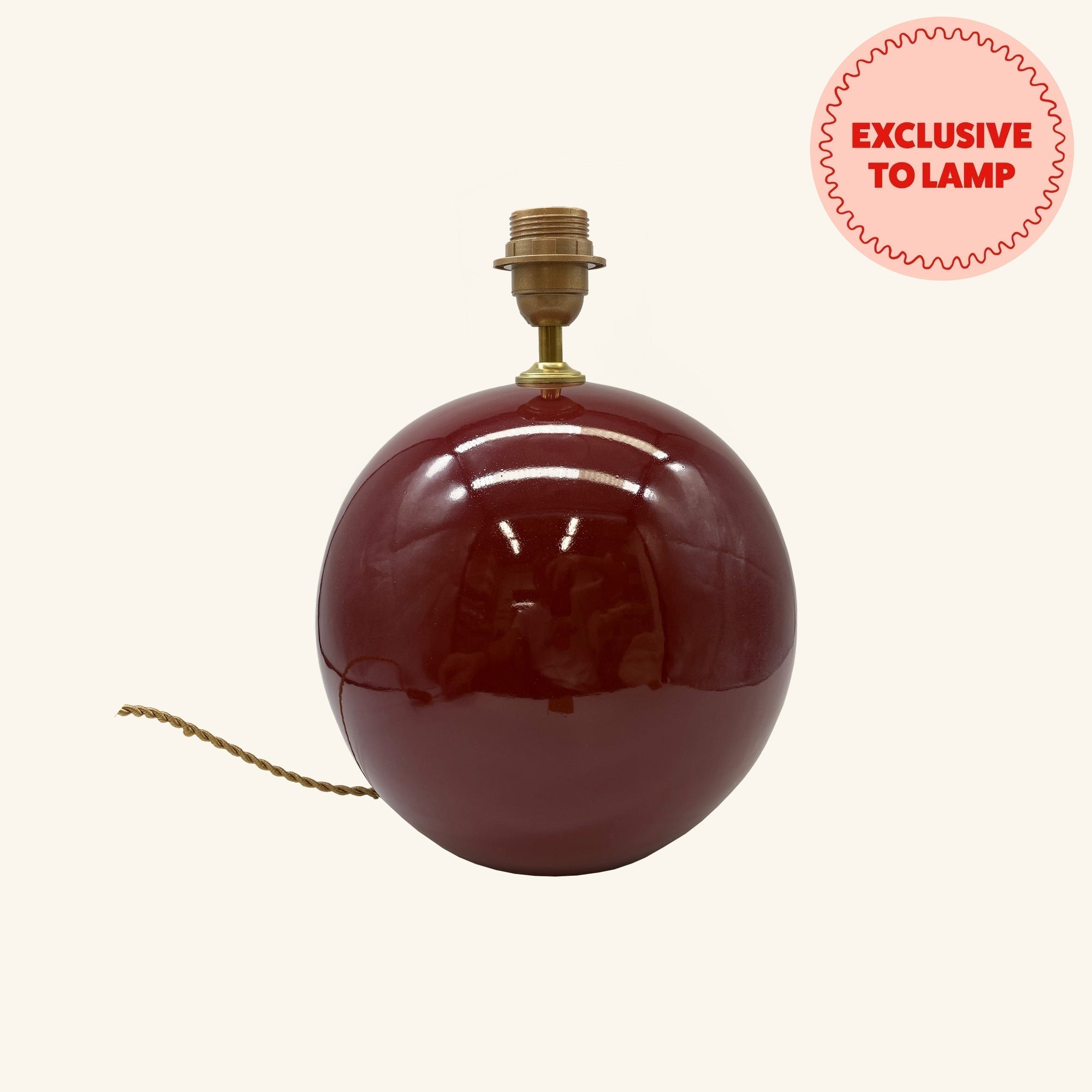 Ceramic Sphere Lamp Base LAMP LDN