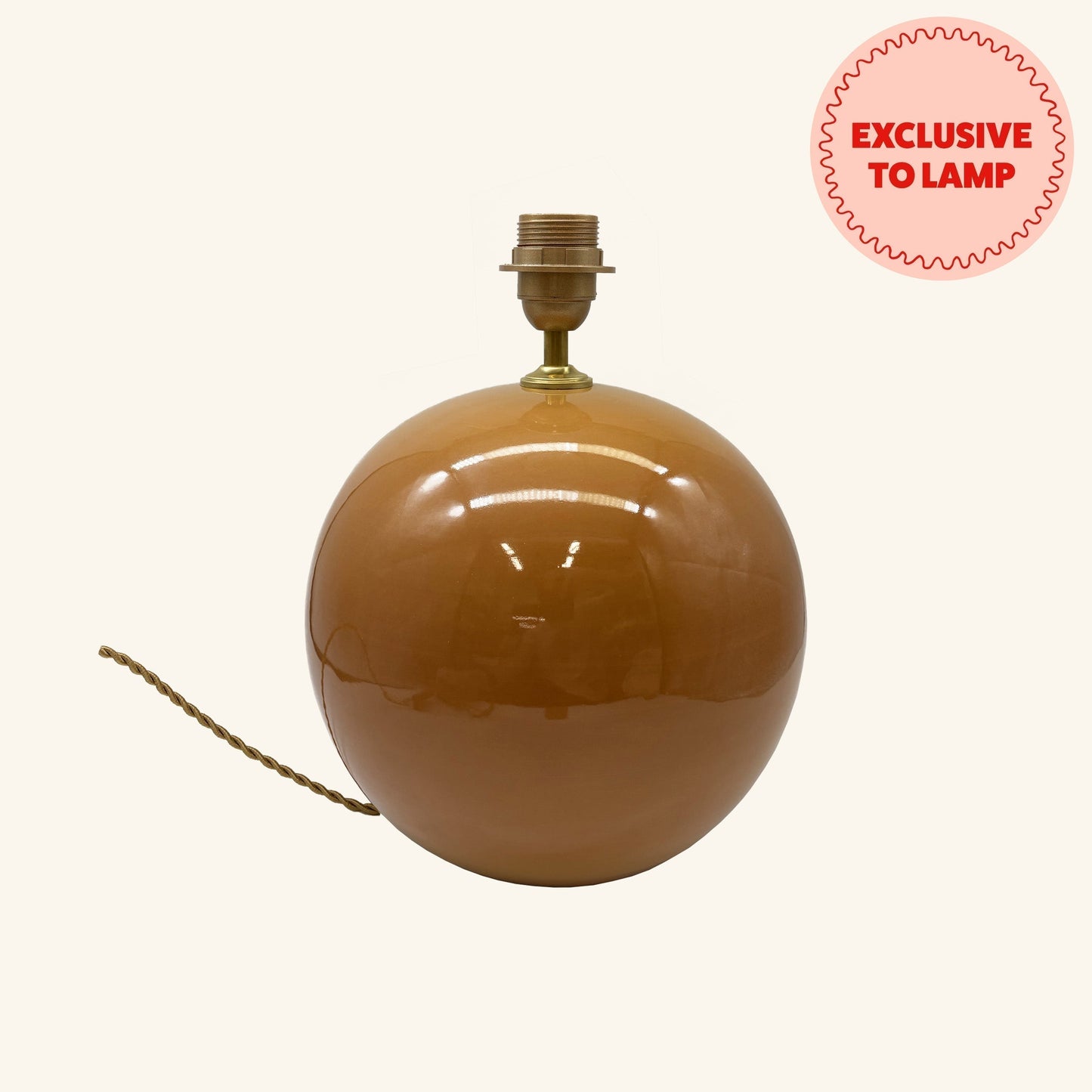 Ceramic Sphere Lamp Base LAMP LDN