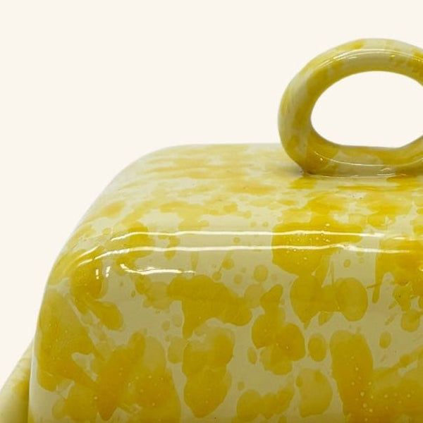 Splatterware Butter Dish