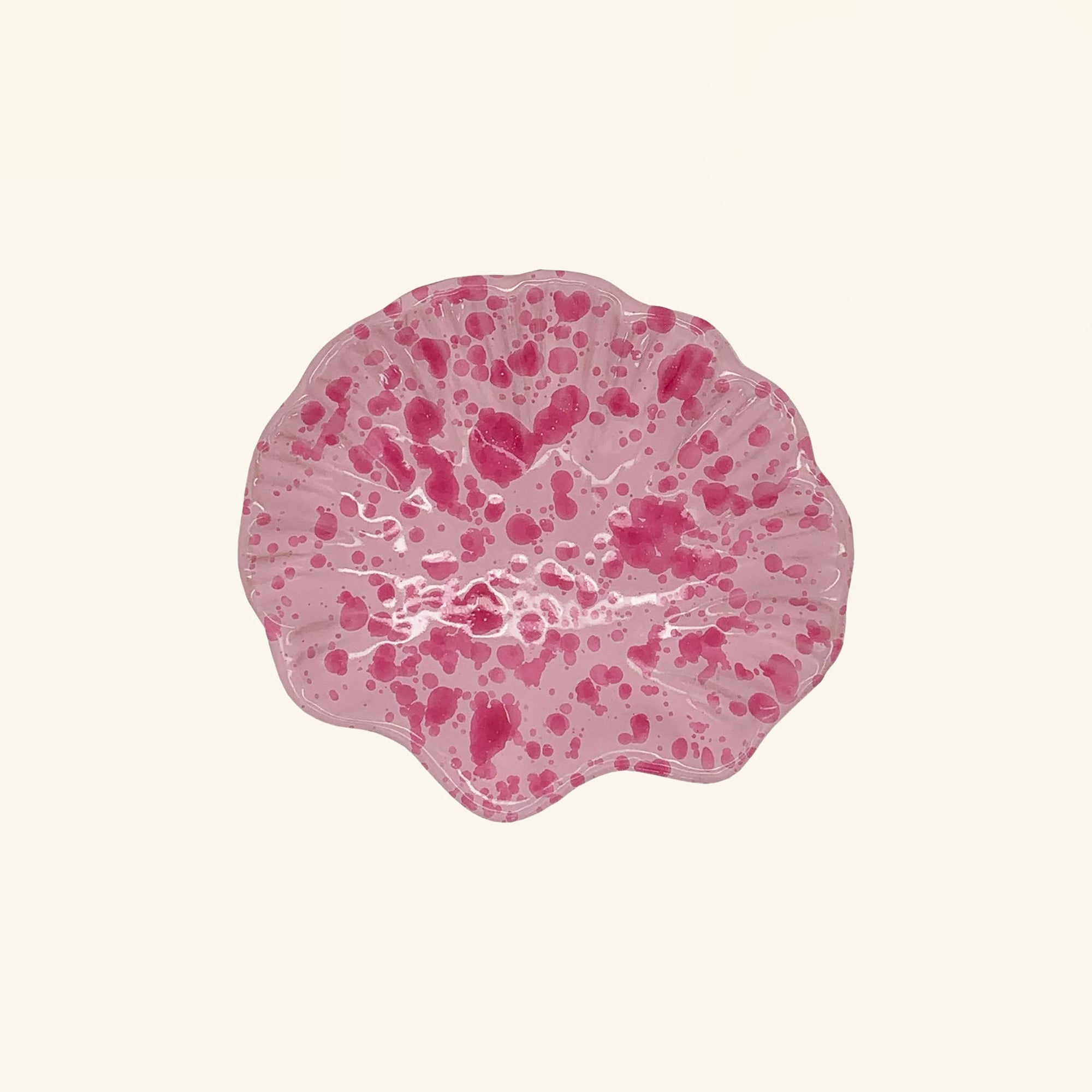 Splatterware Shell Dish