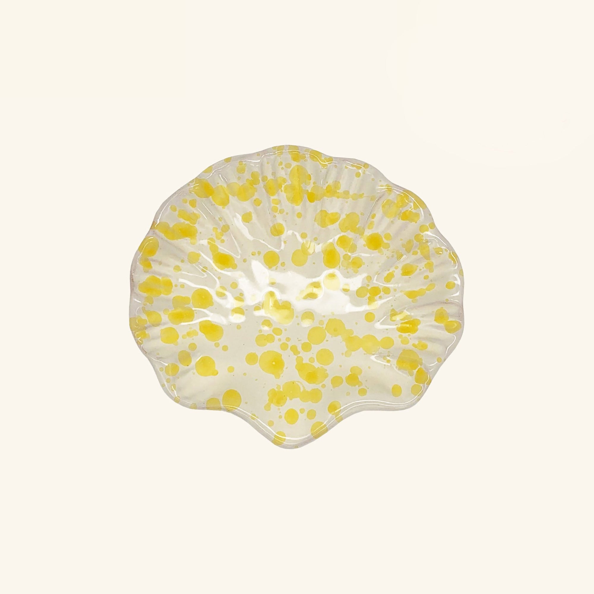 Splatterware Shell Dish