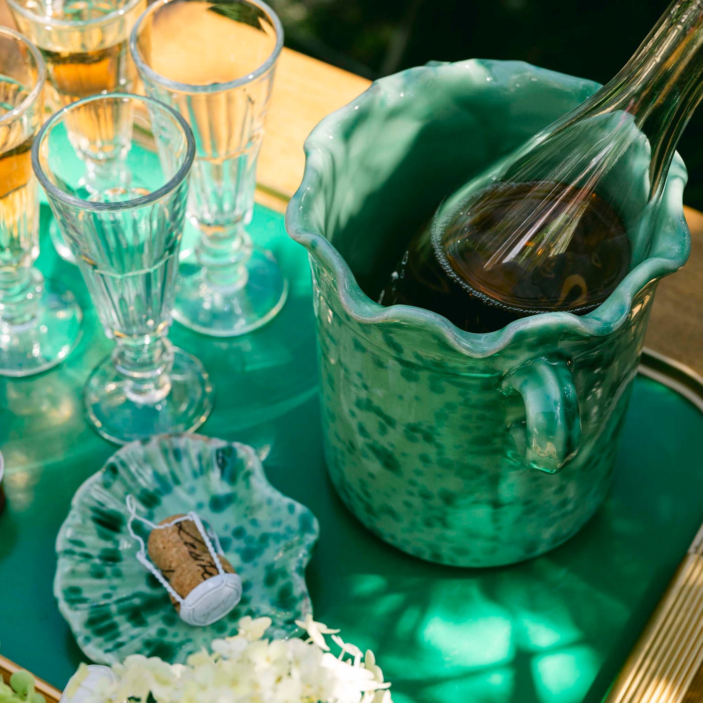 Splatterware Wine Cooler