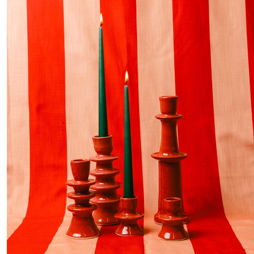 Tall Ceramic Candlestick