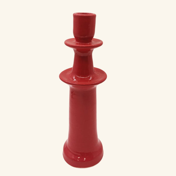 Tall Ceramic Candlestick