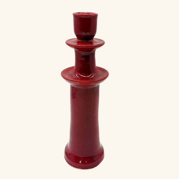 Tall Ceramic Candlestick