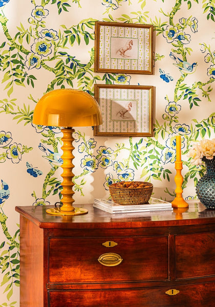 Penny Ribbed Lamp - Mustard