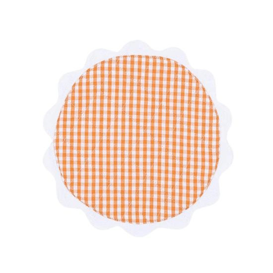 Load image into Gallery viewer, Liendo Gingham Placemat Orange
