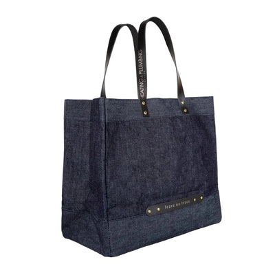 "Leave No Trace" tote bag - Black - Heating & Plumbing London - 