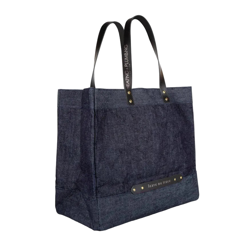 "Leave No Trace" tote bag - Black - Heating & Plumbing London - 
