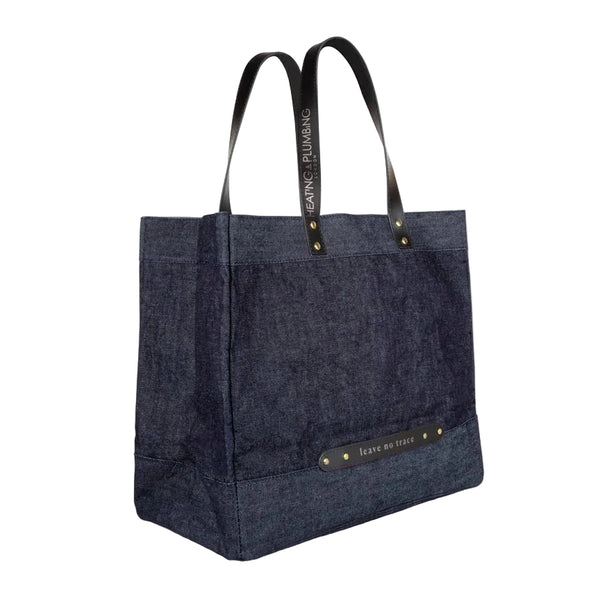 "Leave No Trace" tote bag - Black - Heating & Plumbing London - 