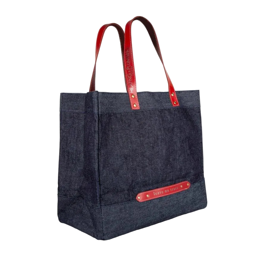 "Leave No Trace" tote bag - Red - Heating & Plumbing London - 