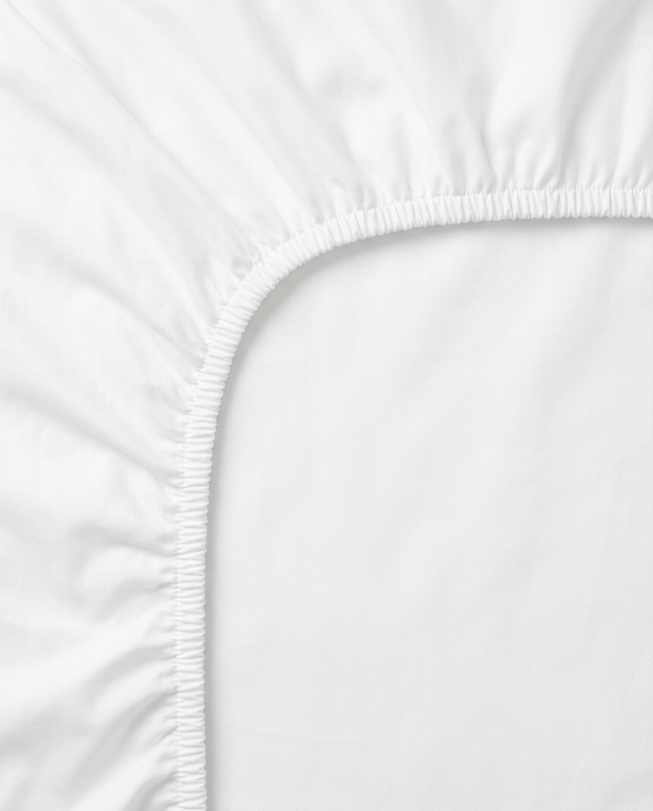 Fitted Bottom Sheet, Cot and Single Bed - Cotton (200 Thread Count Percale)