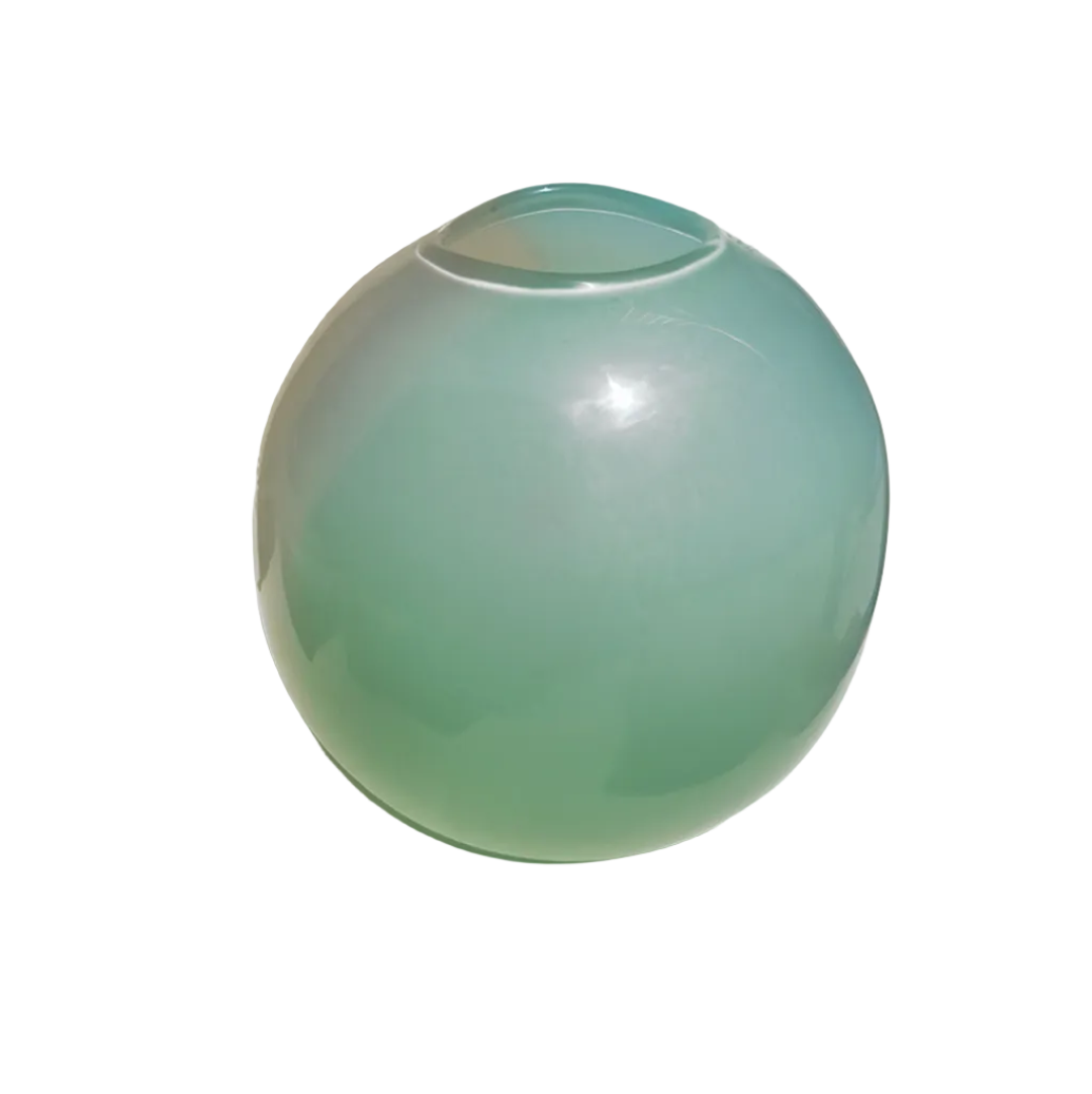 Vintage Hand-Blown Opalescent Glass Vase