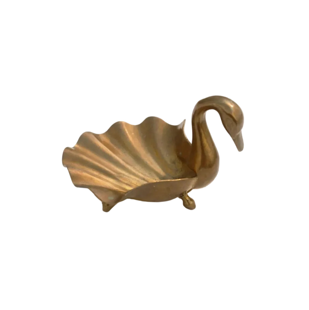 Vintage  Swan Shell Vide Poche