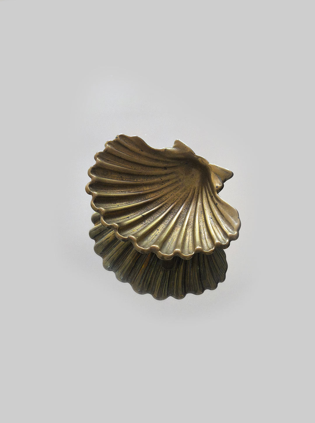 Vintage Shell Brass Vide-Poche