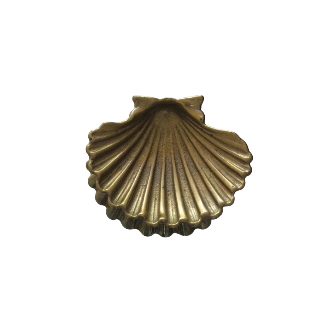Vintage Shell Brass Vide-Poche